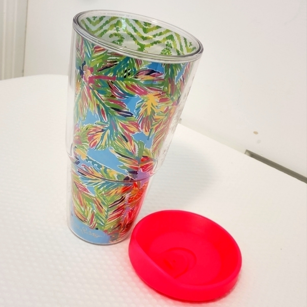 Lilly Pulitzer Tumbler with Lid 24 ounce